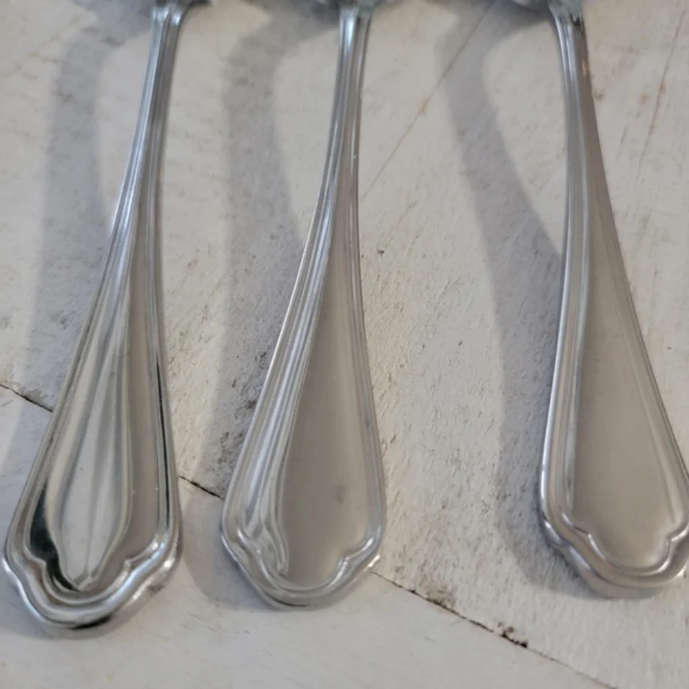 Gibson Elite Trevi‎ 6 Piece Stainless Steel Flatware Set Replacement heavy